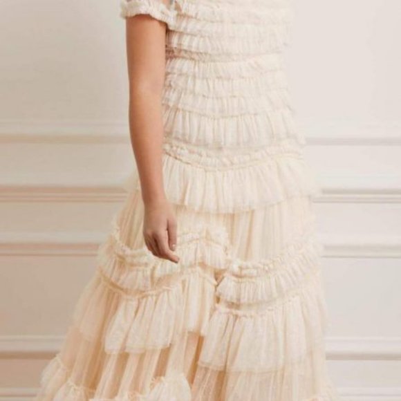 Like New Altered Modest Needle & Thread Wild Rose Gown - Picture 3 of 5